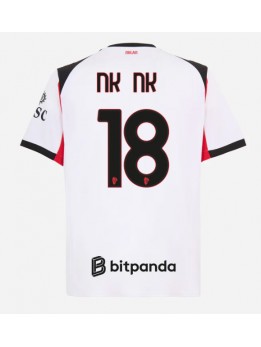 Billige AC Milan Christopher Nkunku #18 Bortedrakt 2025-26 Kortermet